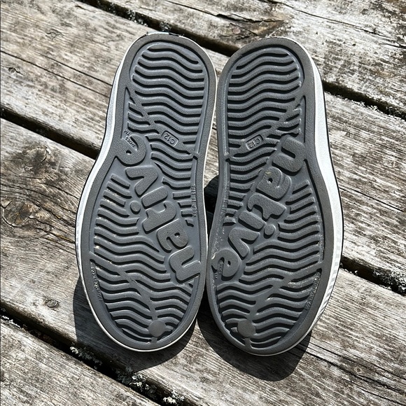 Native Kids Charcoal Slip-On Loafers - Picture 5 of 7